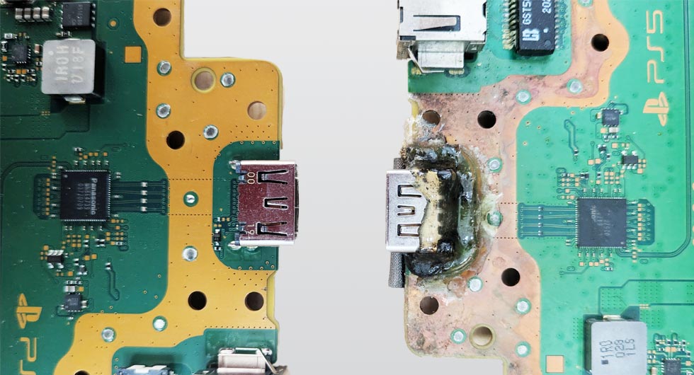 PS5 HMDI Repair Botch