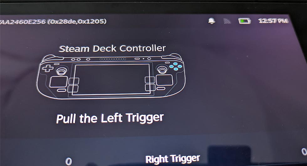 Steam Deck Button Testing